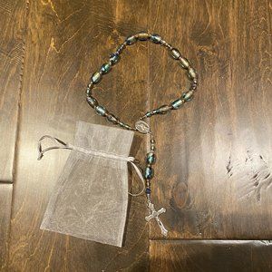 Multicolor Beaded Rosary with Pouch